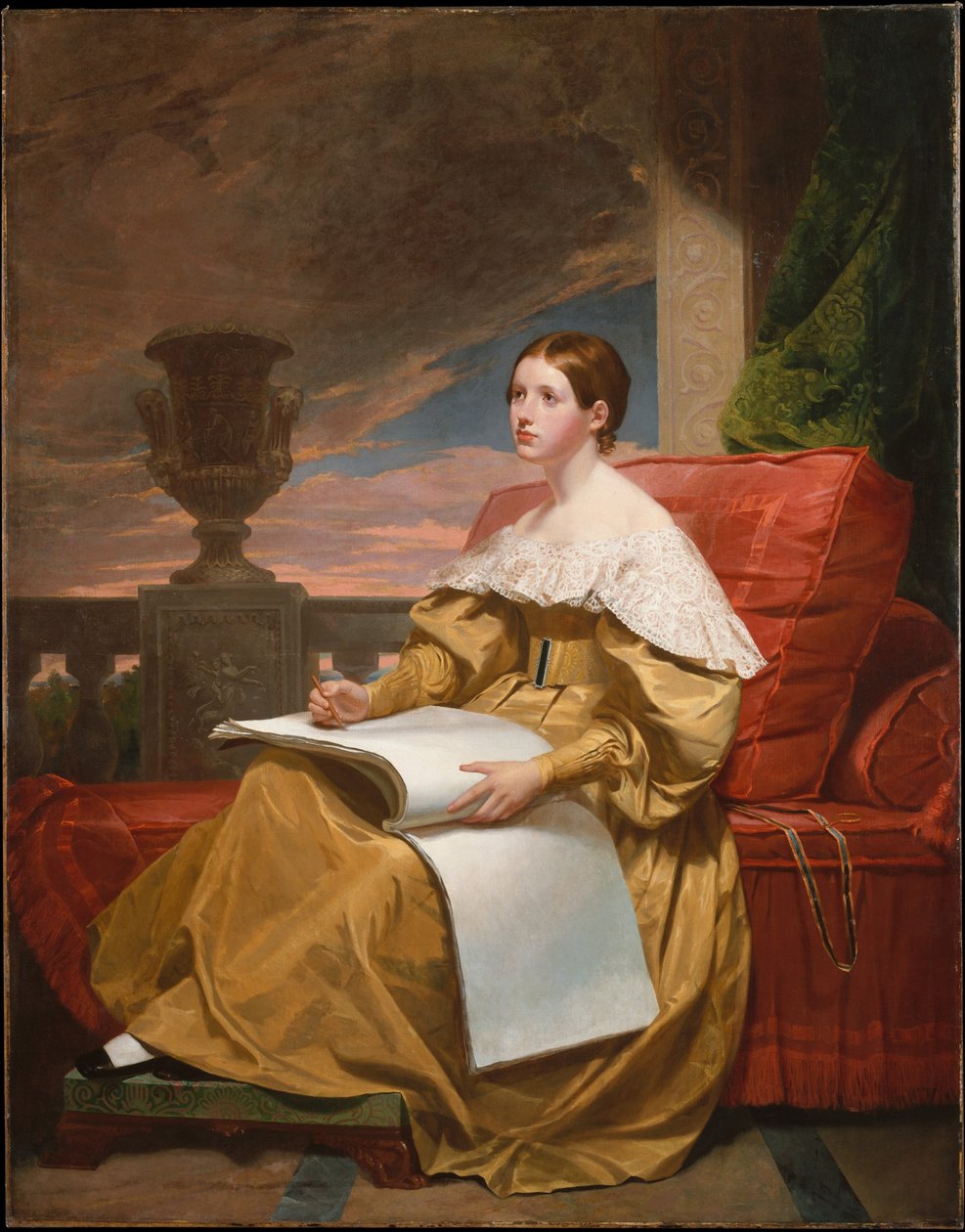 Susan Walker Morse (A Musa), c.1836-37 (óleo sobre tela) de Samuel Finley Breese Morse