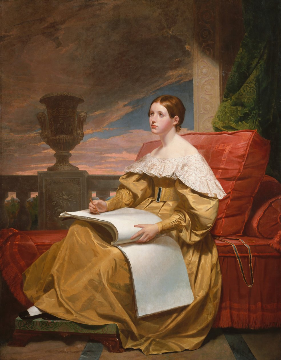 Susan Walker Morse, a musa, ca. 1836-37. de Samuel Finley Breese Morse