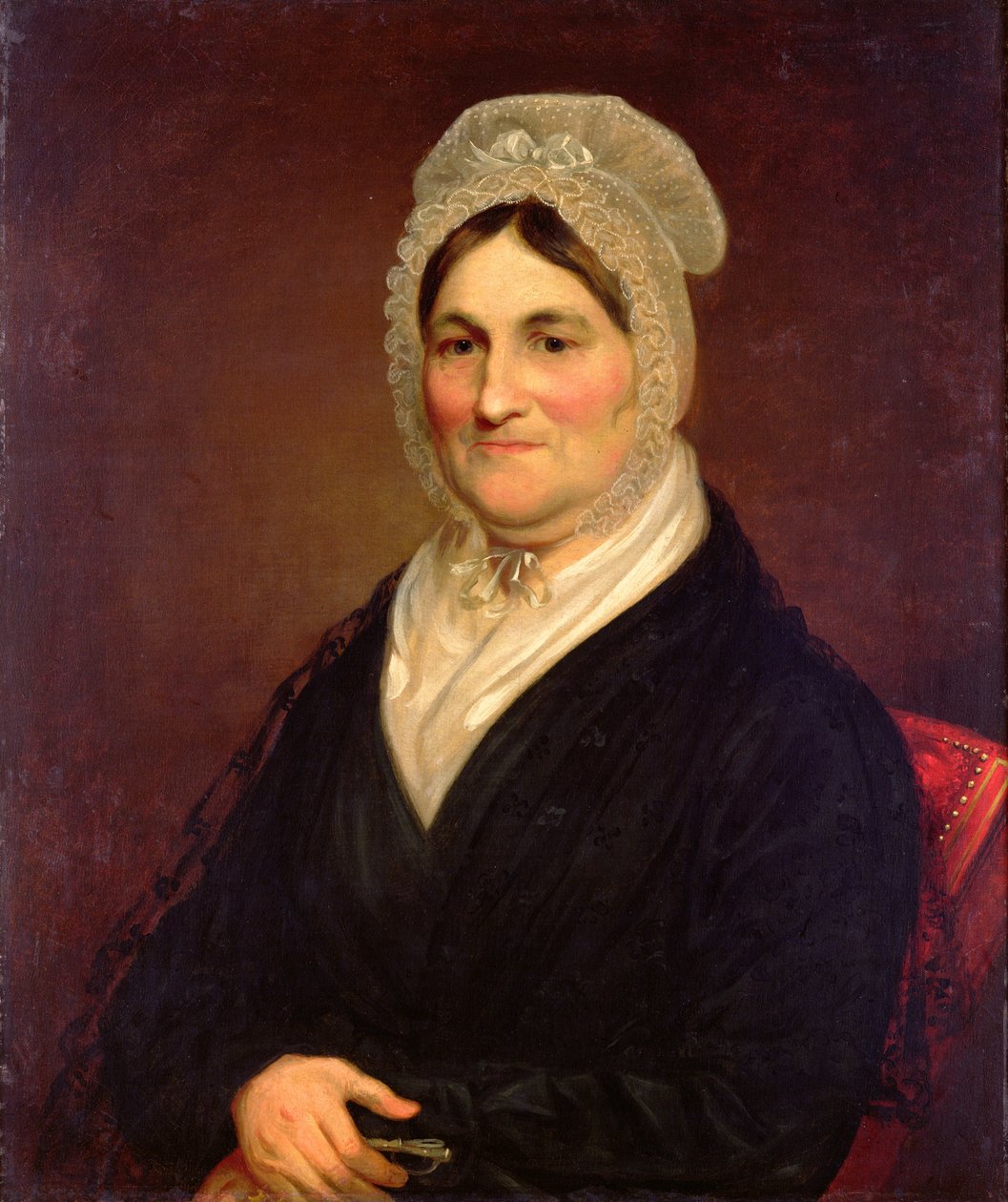 O gorro de renda (óleo sobre tábua) de Samuel Finley Breese Morse