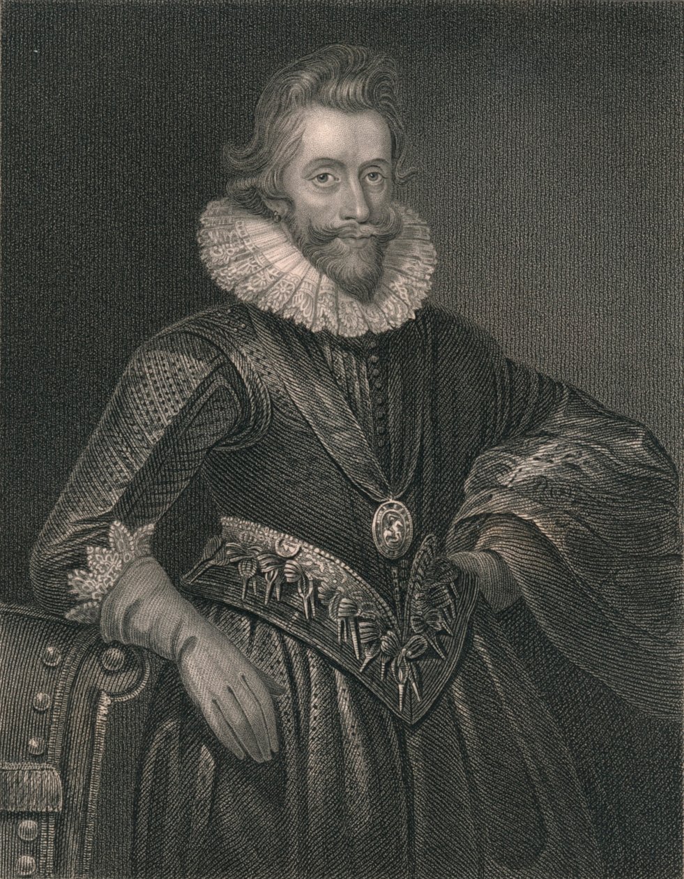 Henry Wriothesley, conde de Southampton, c1610s, início do século XIX. de Samuel Freeman