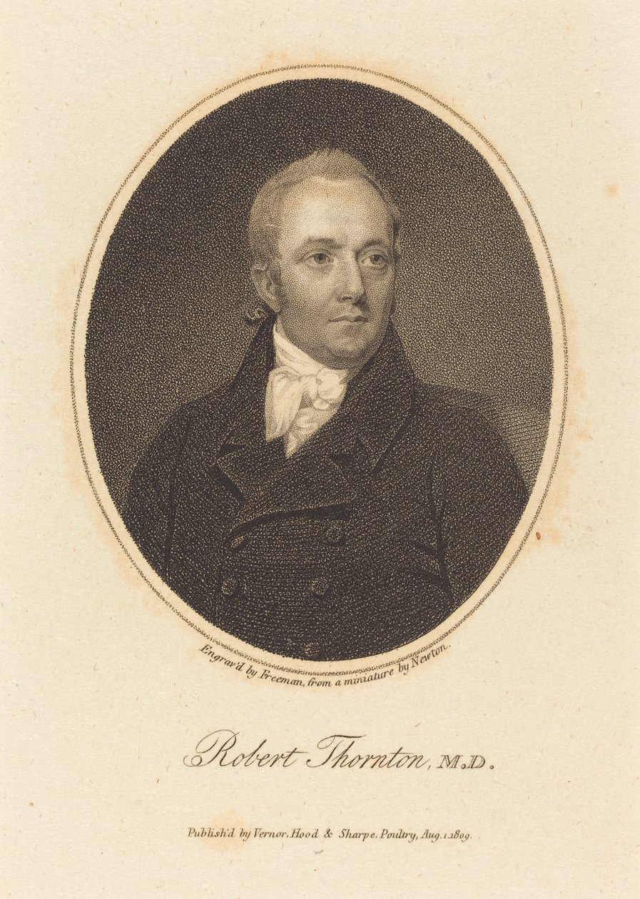 Robert Thornton, M. D. de Samuel Freeman after William John Newton