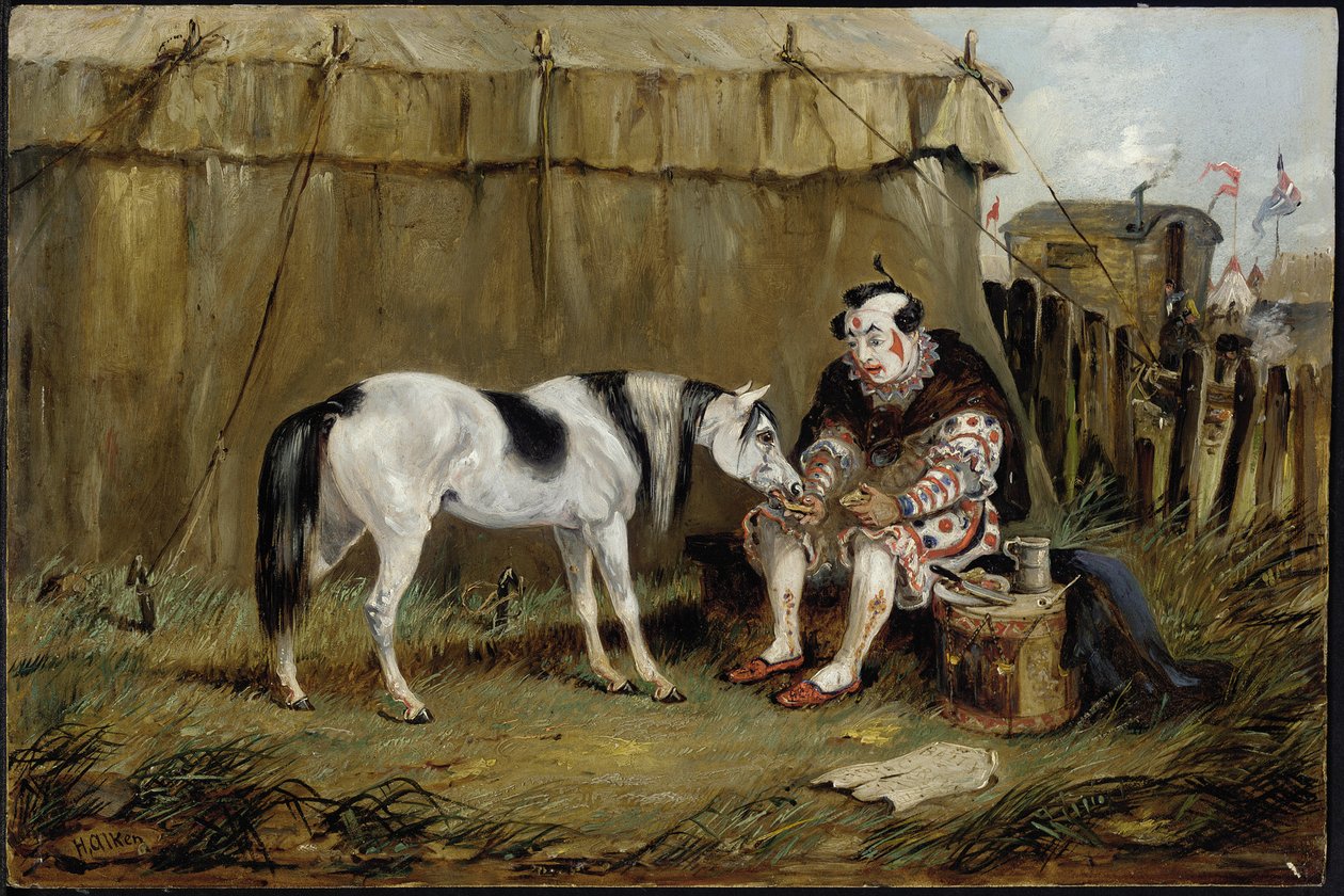Circo, Pônei e Palhaço de Samuel Henry Alken