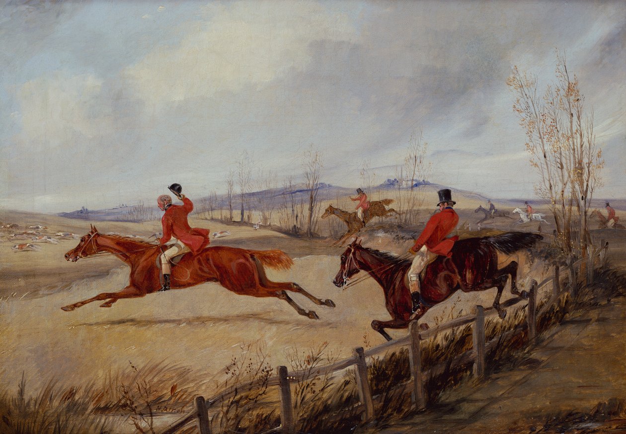 Full Cry (óleo sobre tela) de Samuel Henry Alken