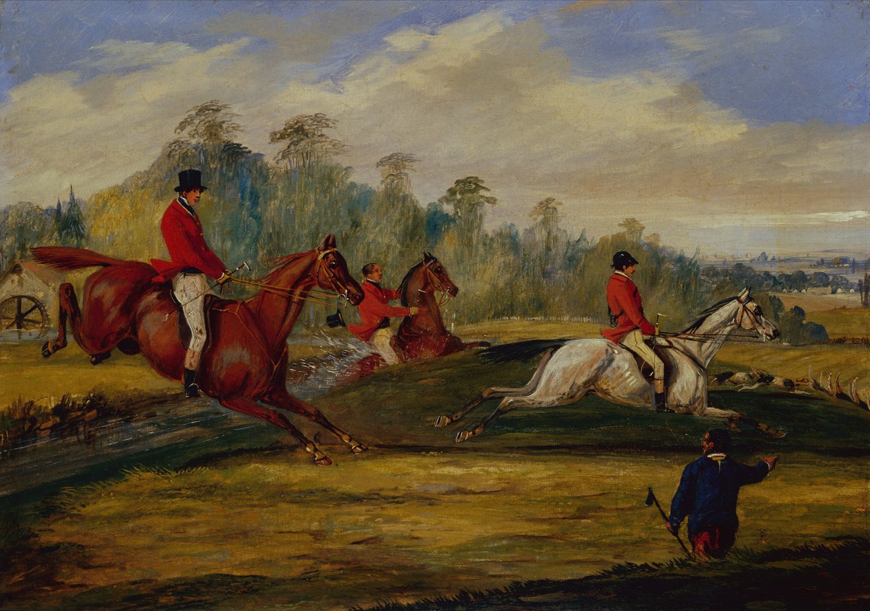 Cena de caça (óleo) de Samuel Henry Alken