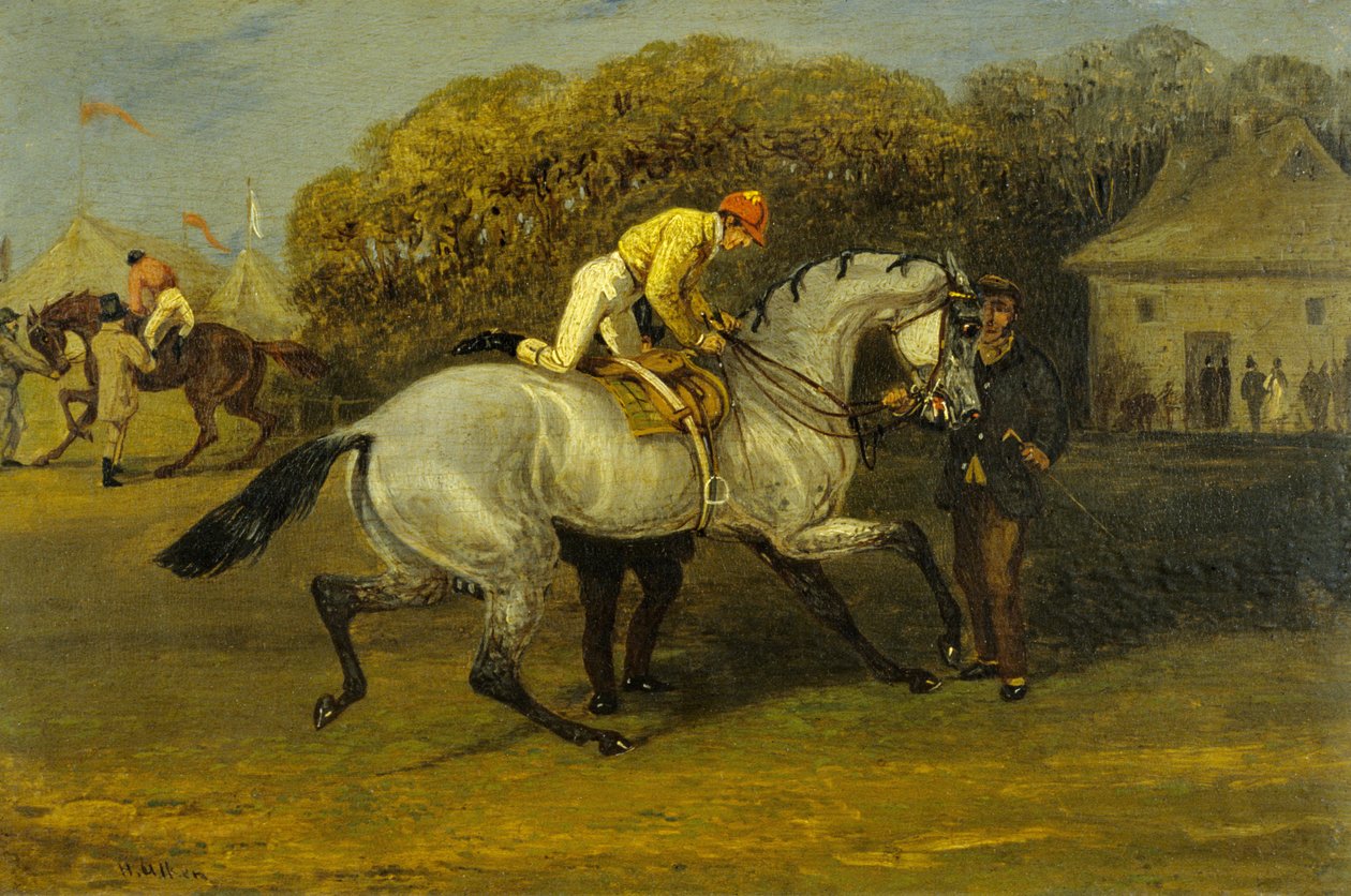 Montagem Jockey (óleo sobre tela) de Samuel Henry Alken