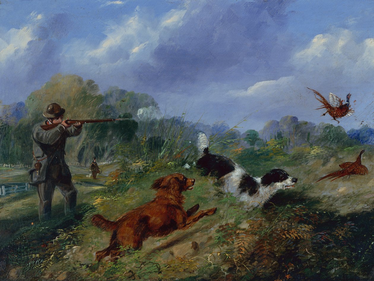 Tiro ao faisão (petróleo) de Samuel Henry Alken