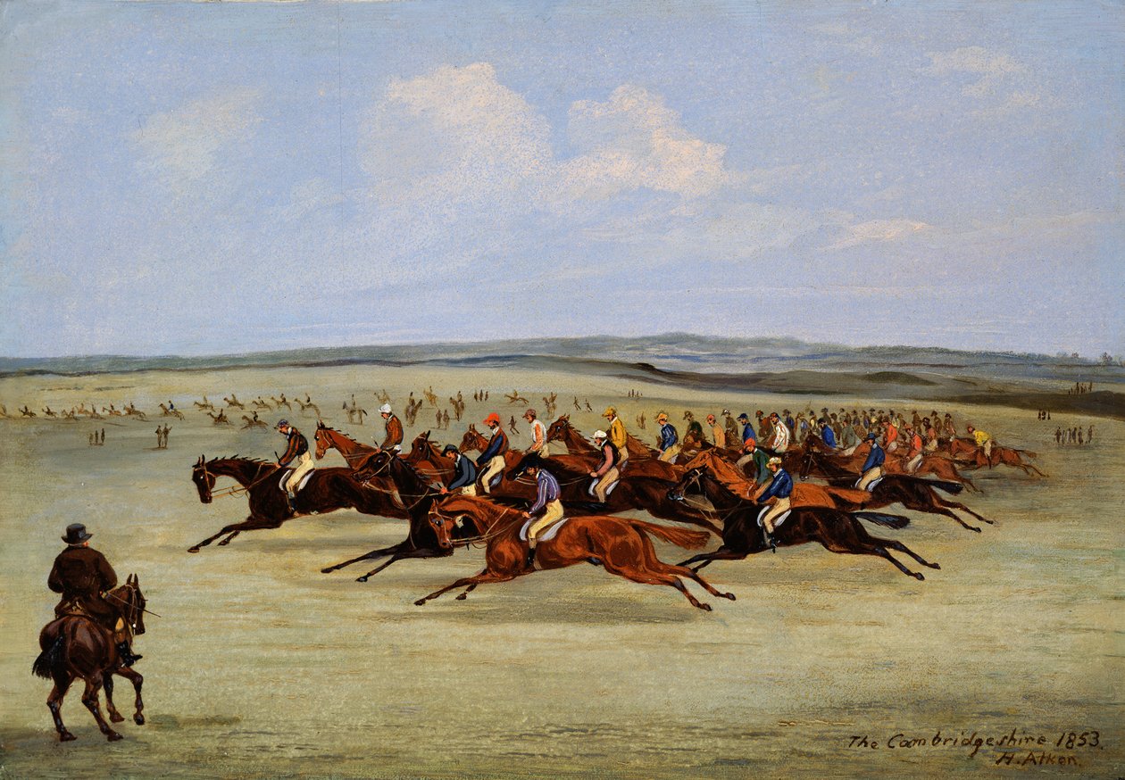 As Estacas de Cambridgeshire, 1853 de Samuel Henry Alken