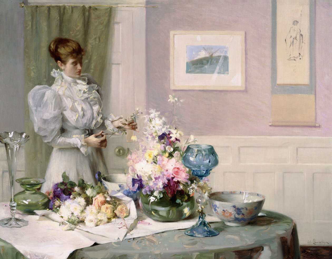 O arranjador de flores de Samuel Henry William Llewelyn