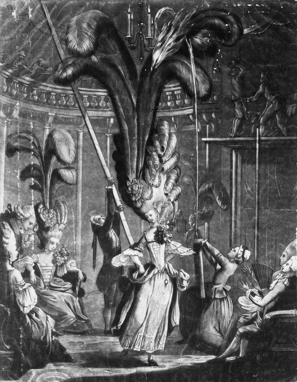 Uma sugestão às senhoras para cuidar de suas cabeças, impressas por Sayer + Bennet, 1776 de Samuel Hieronymous Grimm