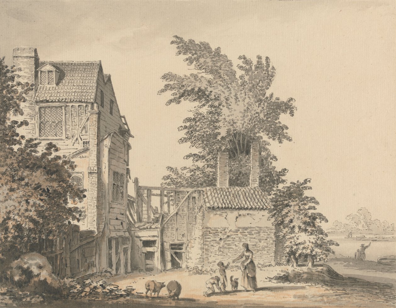 Em Mortlake de Samuel Hieronymus Grimm