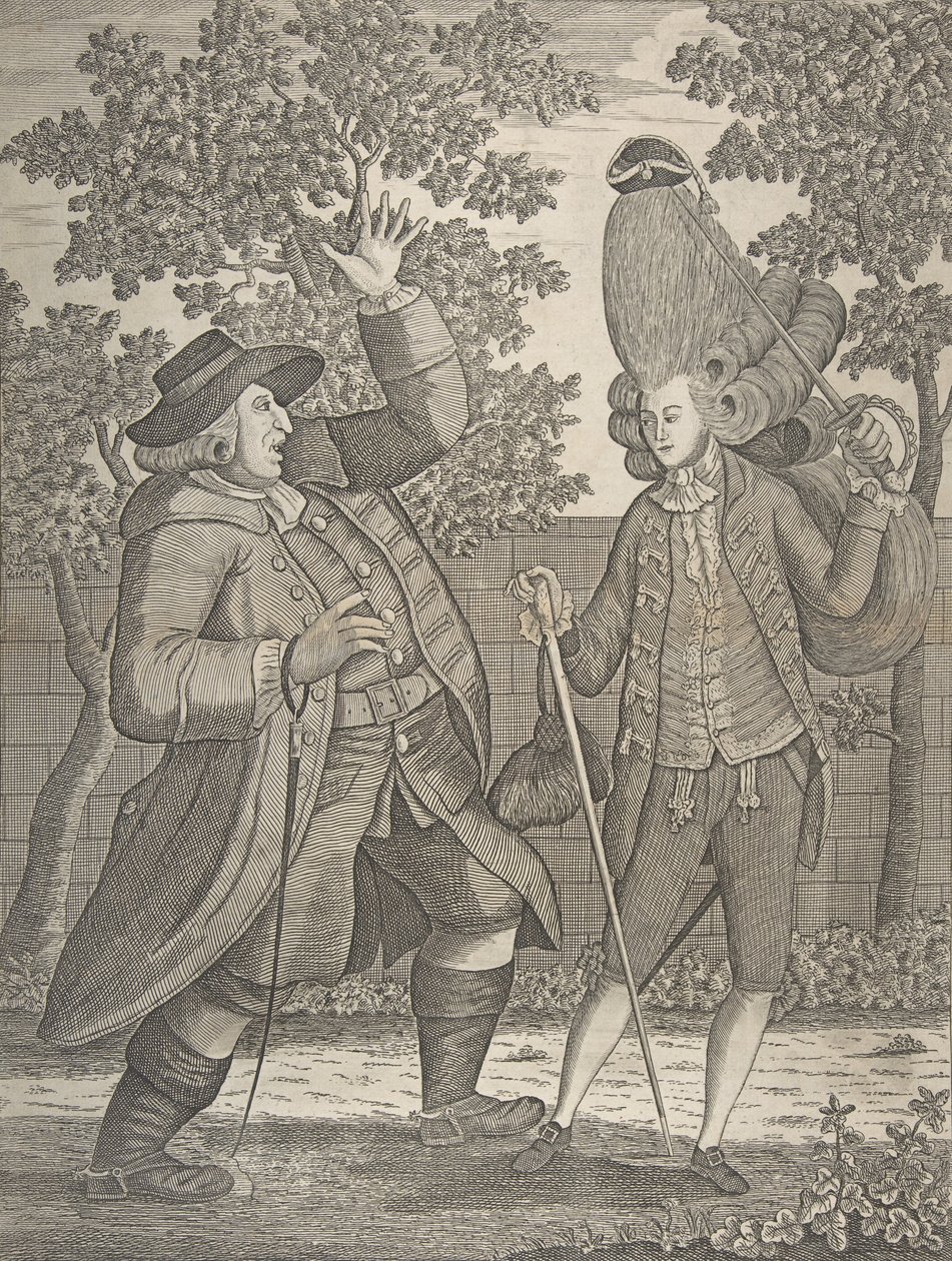 Bem-a-dia, este é meu filho Tom, ca. 1773. de Samuel Hieronymus Grimm