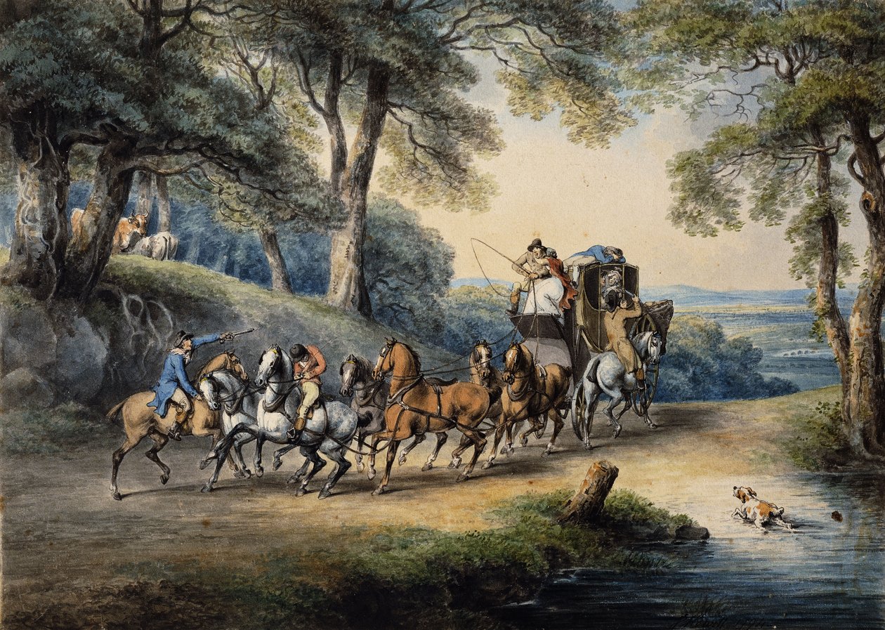 The Hold-Up, 1794 de Samuel Howitt