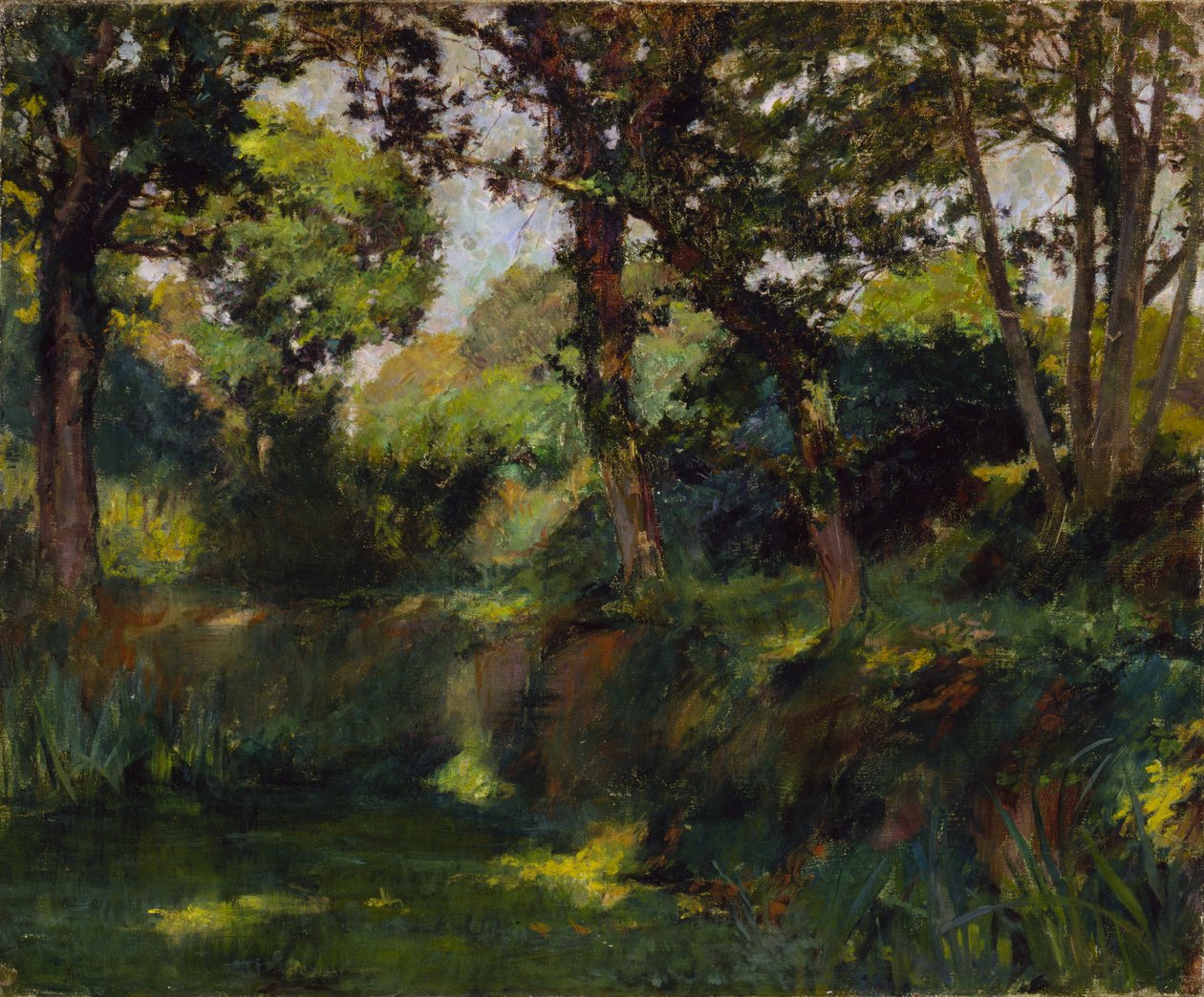 Paisagem arborizada, final do século XIX e início do século XX. de Samuel Isham