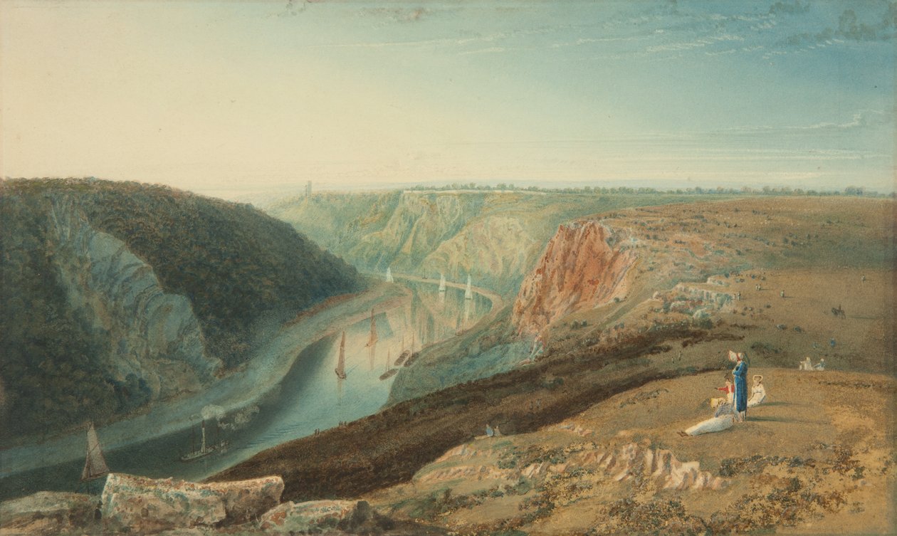 A Avon do Colina do Observatório, c.1825 de Samuel Jackson