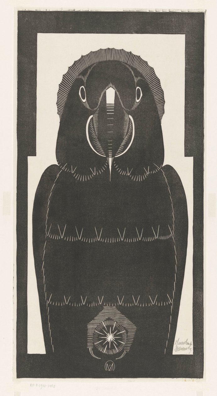 Ara de Samuel Jessurun de Mesquita (signed by artist)