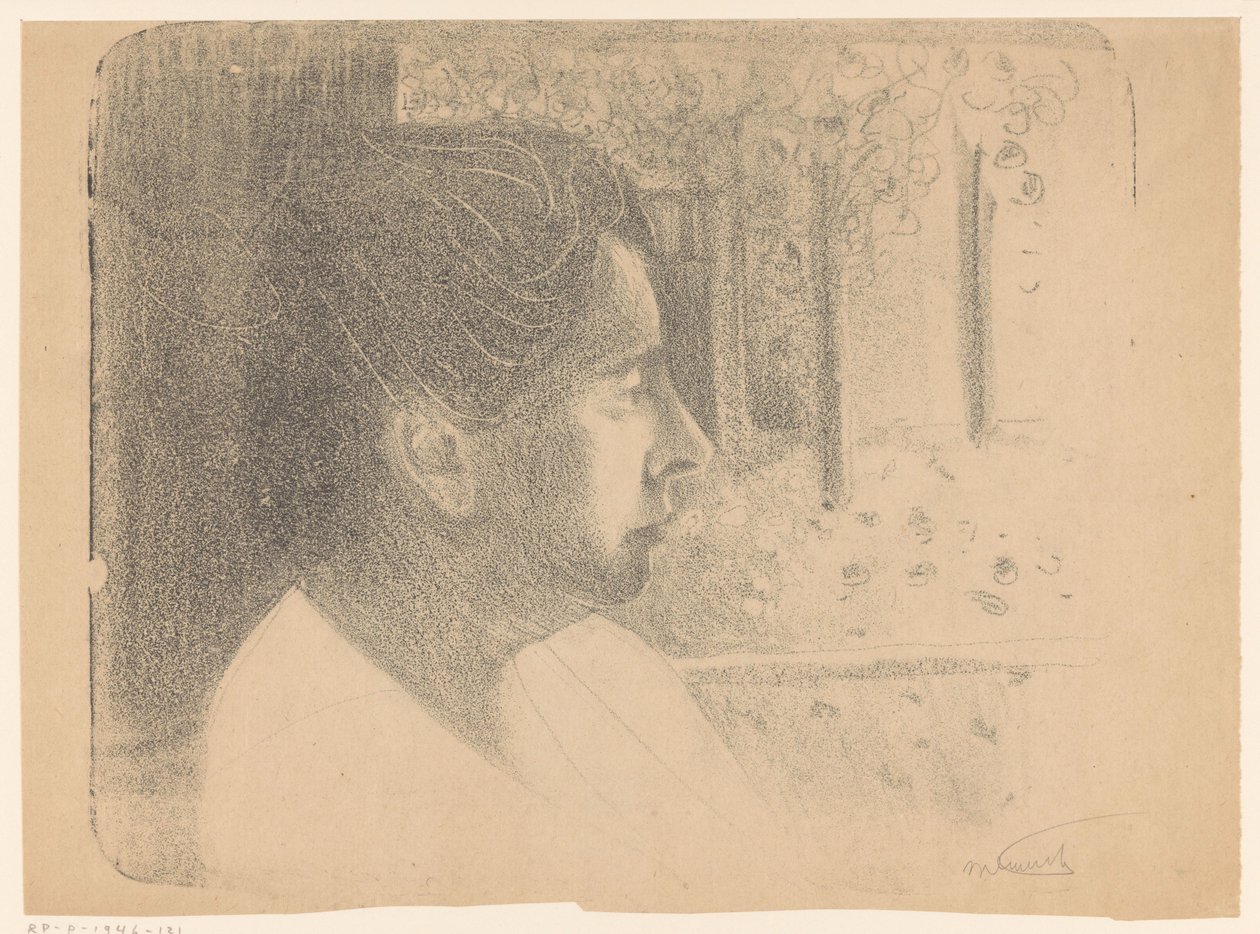 Betsie na janela de Samuel Jessurun de Mesquita (signed by artist)