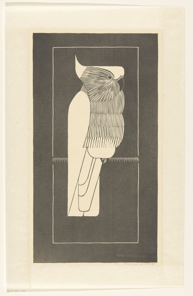 Kroonkaketoe (título original) de Samuel Jessurun de Mesquita (signed by artist)