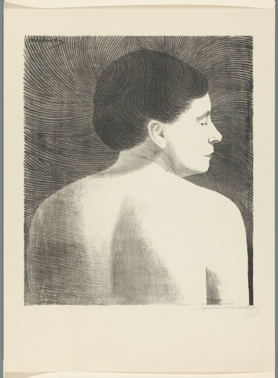 Visto por detrás de mulheres nuas de Samuel Jessurun de Mesquita (signed by artist)