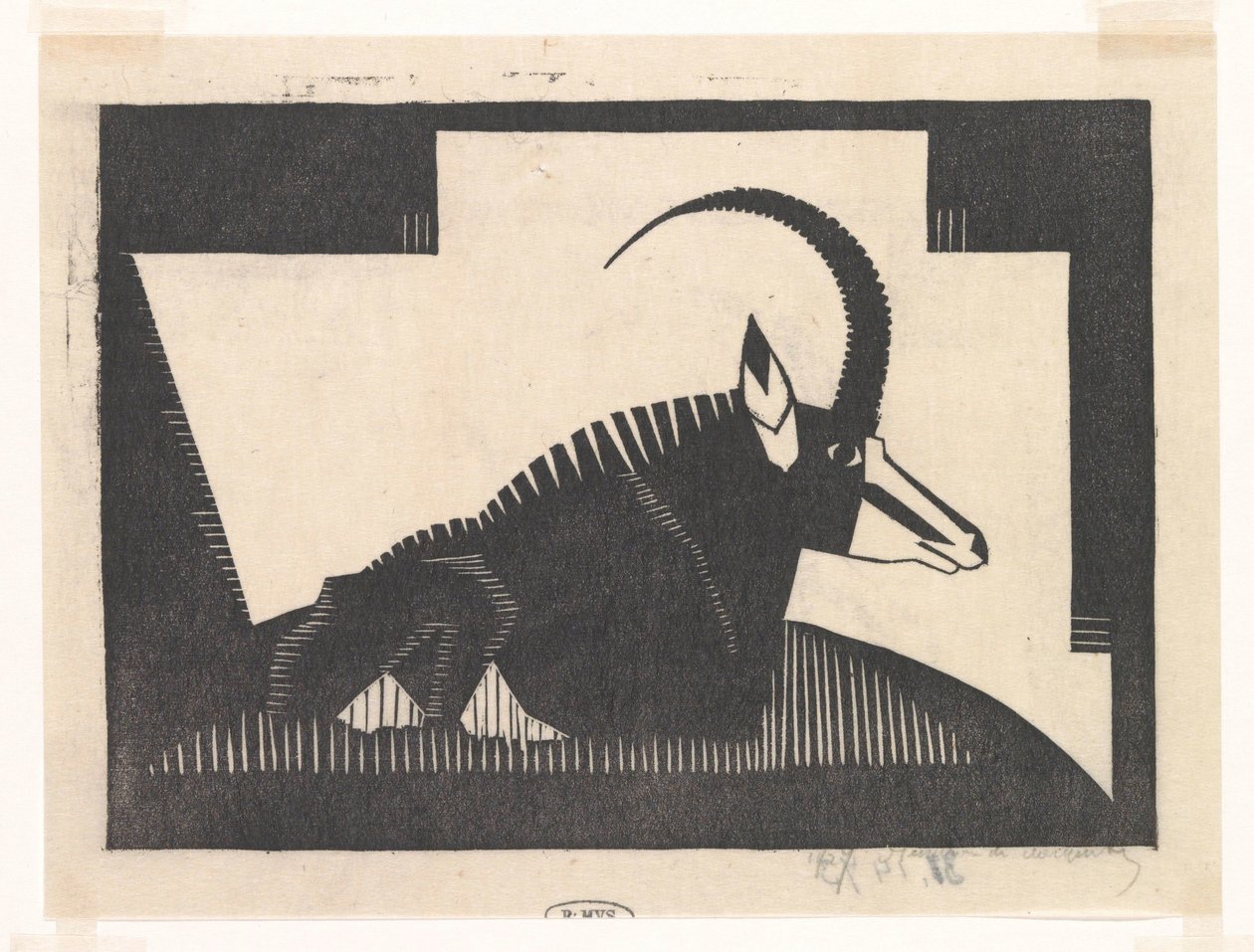 Sabelantílope de Samuel Jessurun de Mesquita (signed by artist)