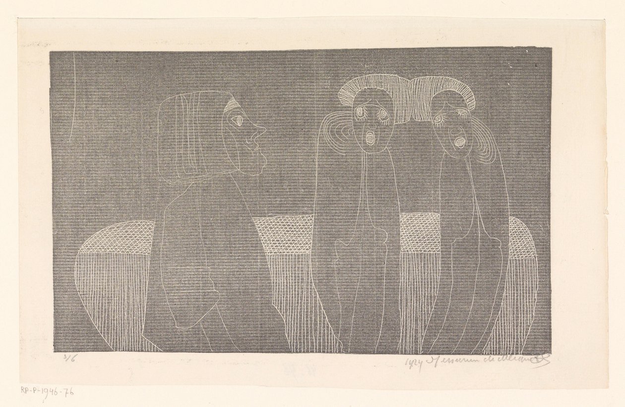 gêmeos siameses de Samuel Jessurun de Mesquita (signed by artist)