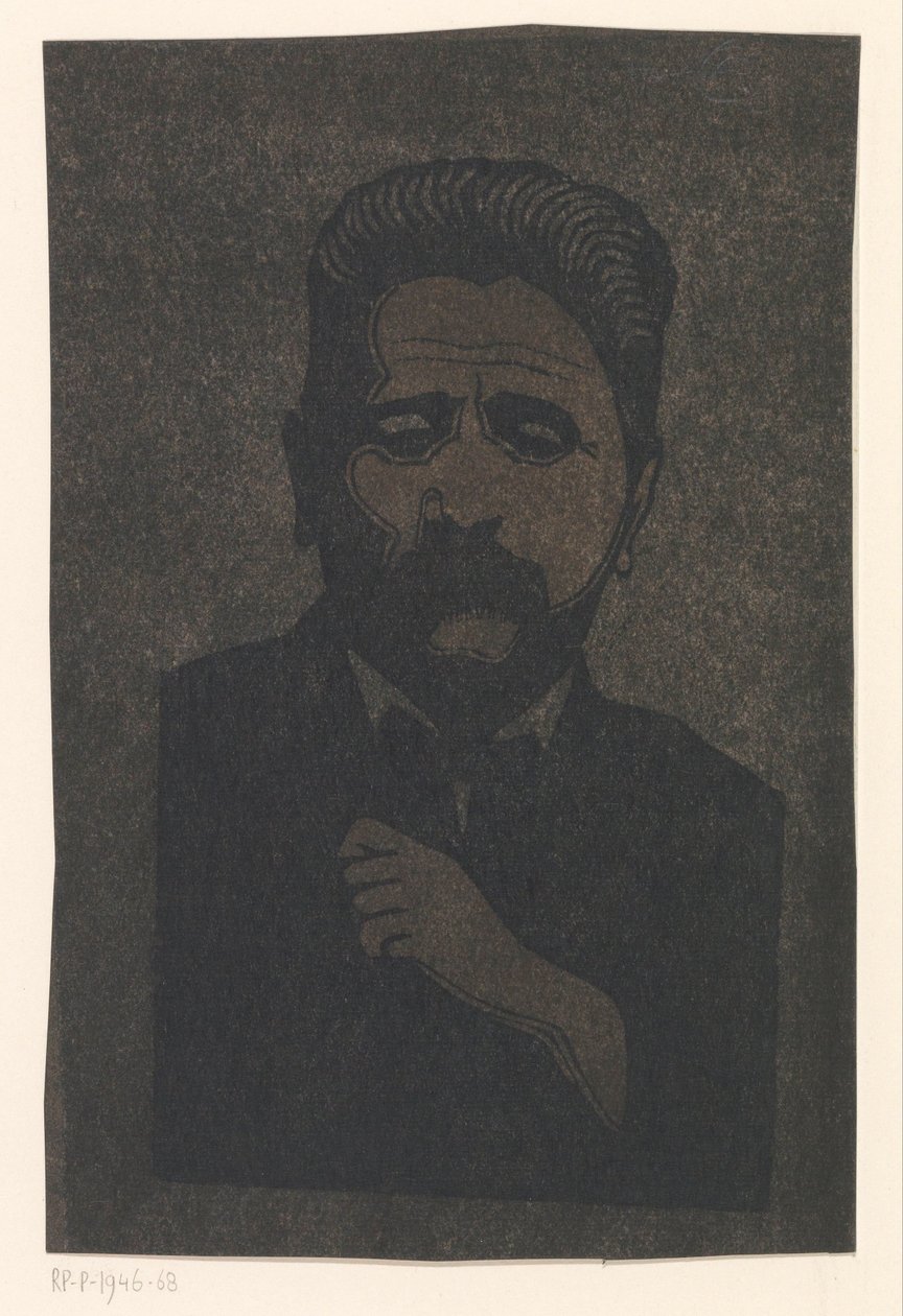 Autorretrato (com sombra projetada) de Samuel Jessurun de Mesquita (signed by artist)