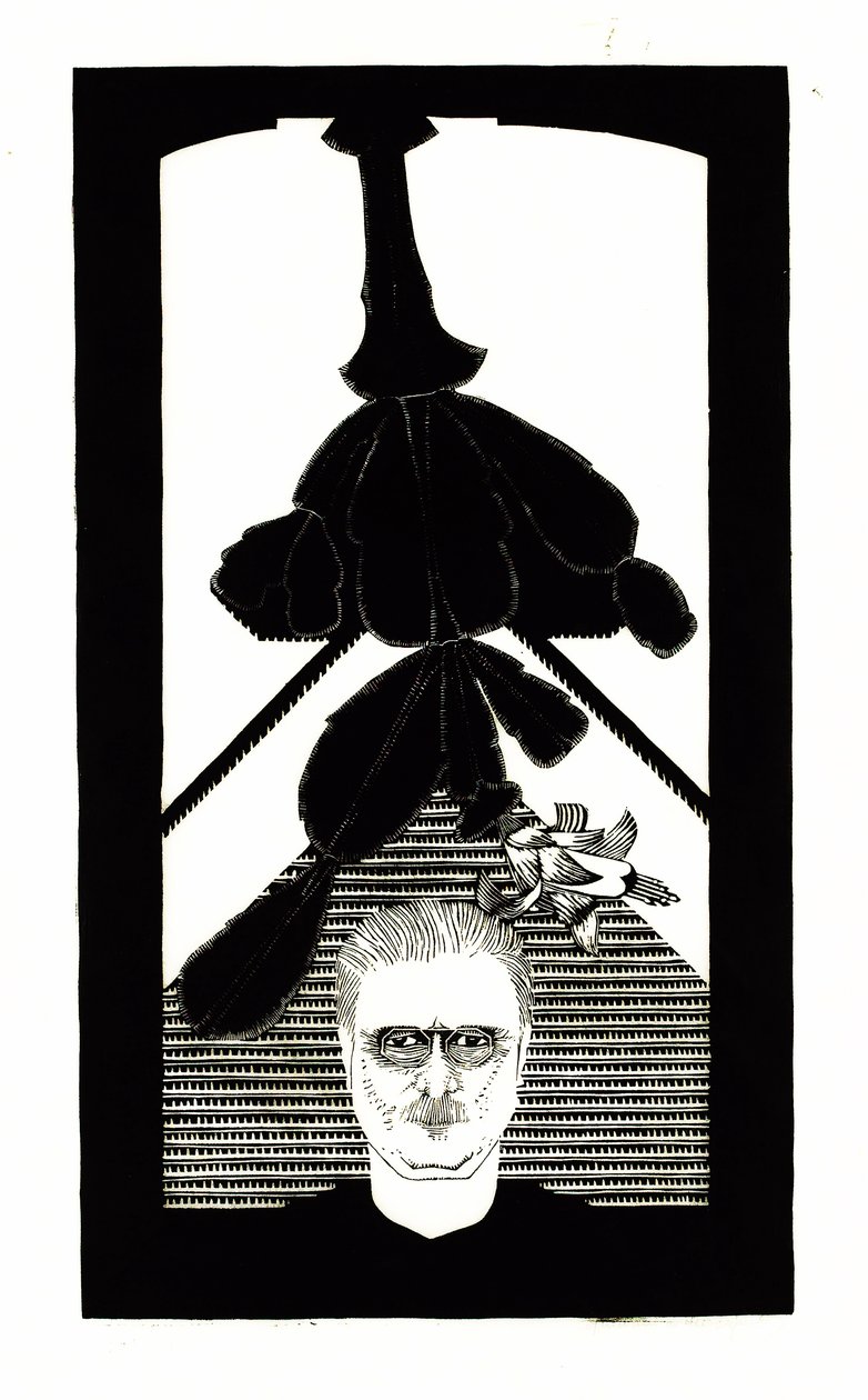 Auto-retrato com um cacto de Páscoa, cerca de 1927. de Samuel Jessurun de Mesquita