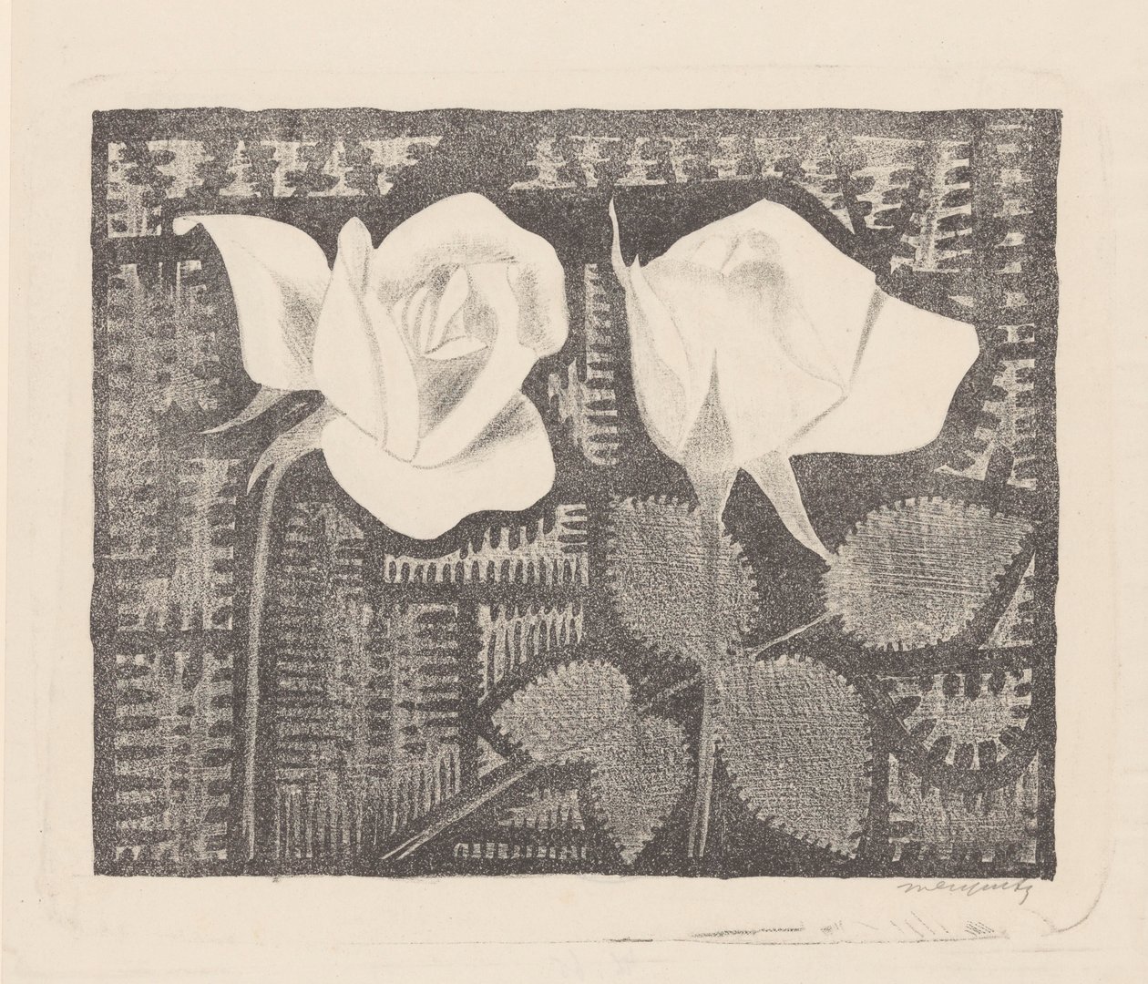 Duas rosas de Samuel Jessurun de Mesquita