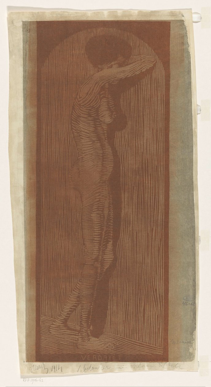 Verdriet (título original sobre o objecto) de Samuel Jessurun de Mesquita