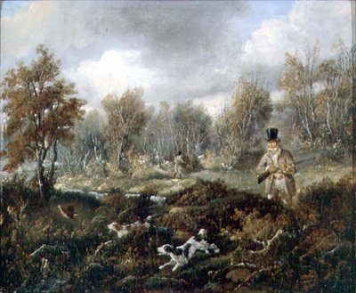 Snipe Shooting (óleo sobre tela) de Samuel John Egbert Jones