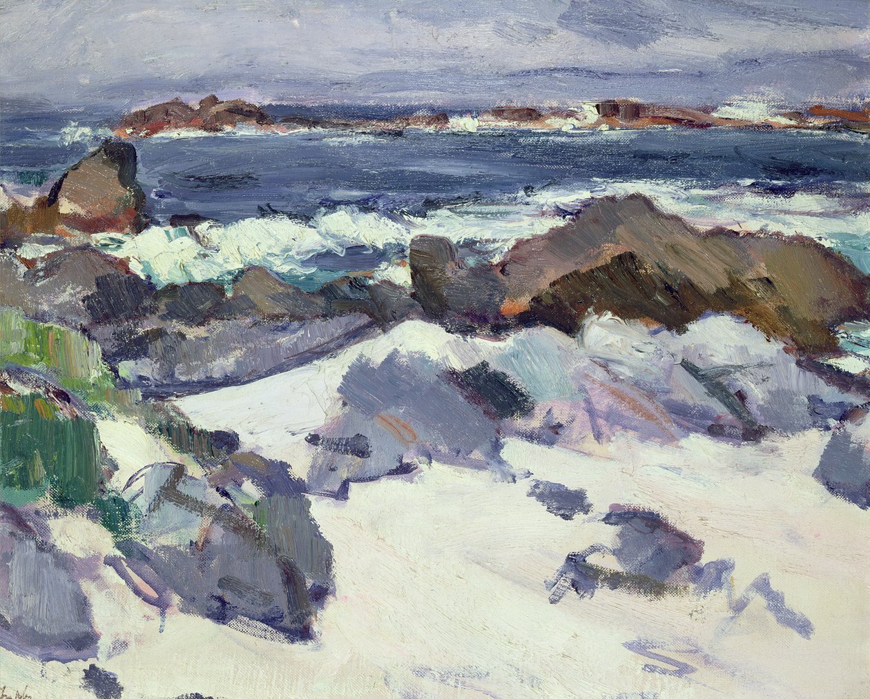 Uma costa rochosa, Iona de Samuel John Peploe