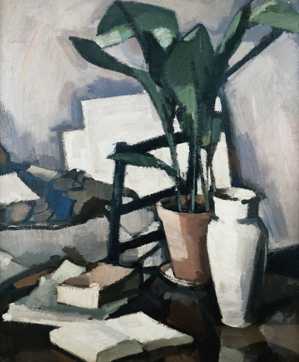 Aspidistra, c. 1924 de Samuel John Peploe
