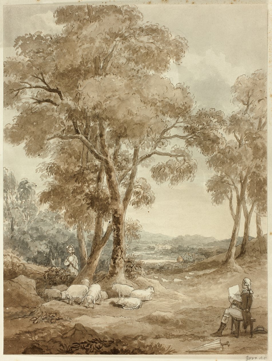 A primeira visão de Gainsborough da jovem que de Samuel John Stump