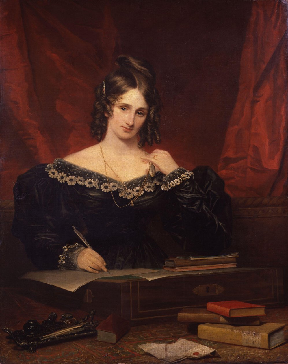 Mary Shelley (1797-1851) - par Stump, Samuel John (1778-1863) de Samuel John Stump
