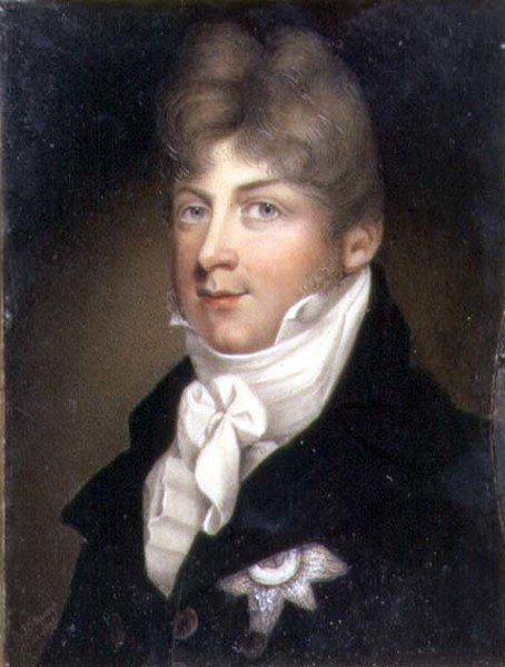 Retrato Miniatura de Augusto, Duque de Sussex de Samuel John Stump
