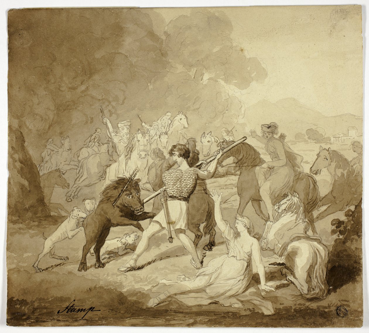 Cena de Cymbeline de Samuel John Stump