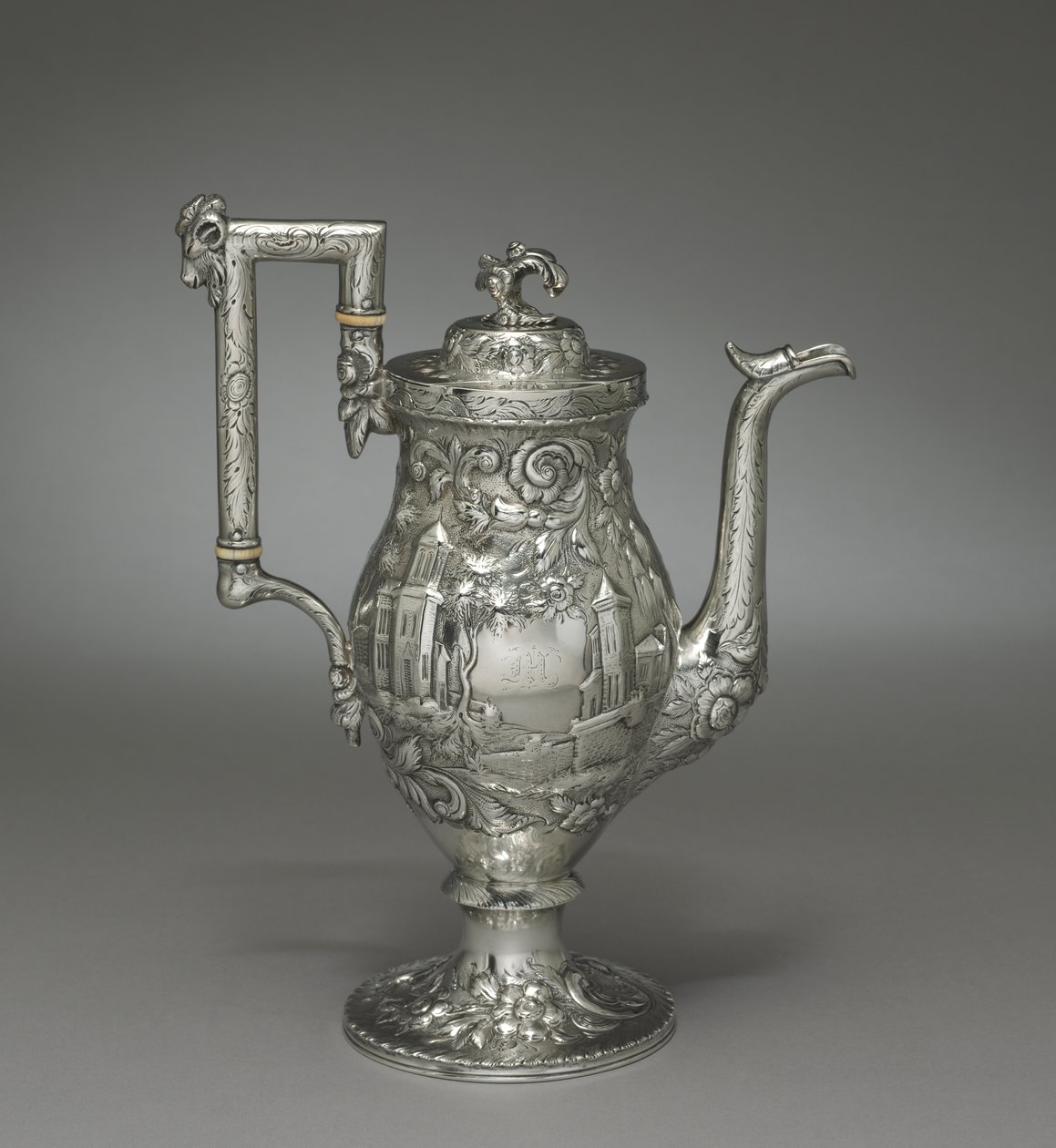 Cafeteira Neo-Rococó, c.1840 de Samuel Kirk