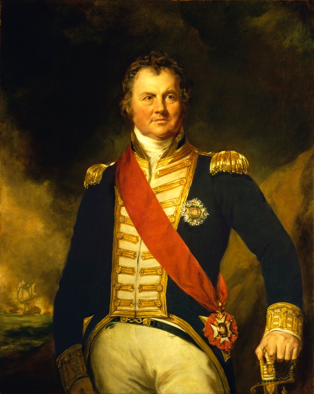 Almirante Sir Edward Thornborough (1754-1834) de Samuel Lane