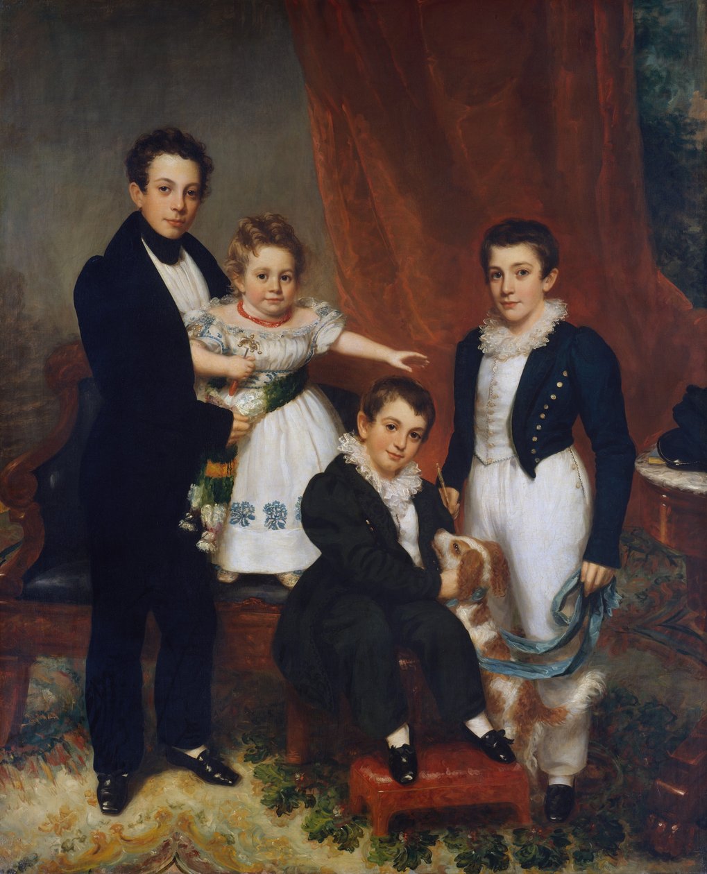 The Knapp Children, ca. 1833-34. de Samuel Lovett Waldo