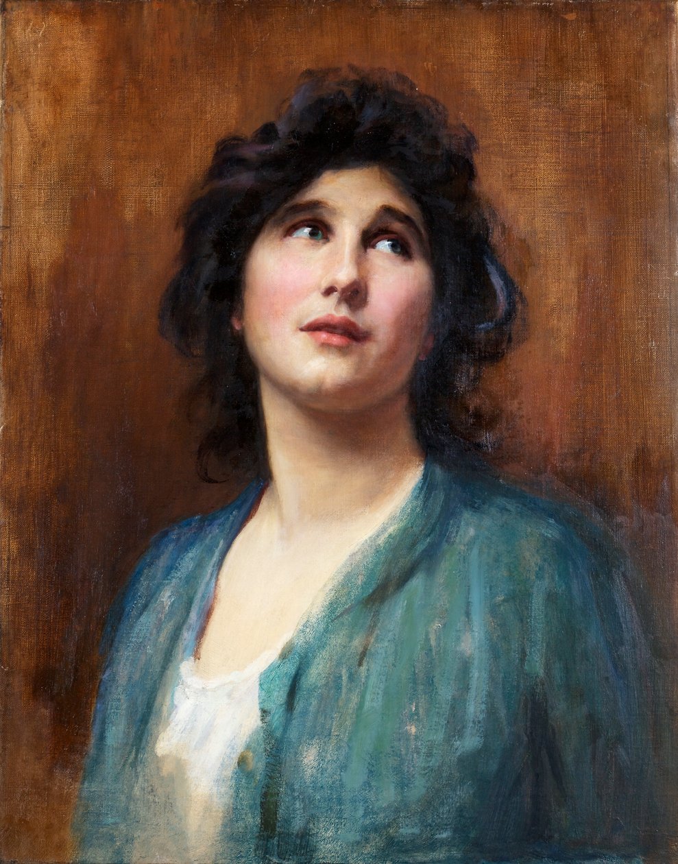 Adoração (óleo sobre tela) de Samuel Luke Fildes