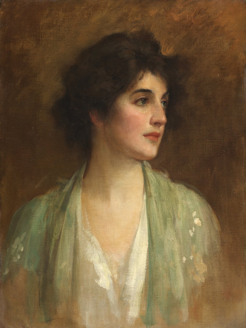 O xale verde de Samuel Luke Fildes