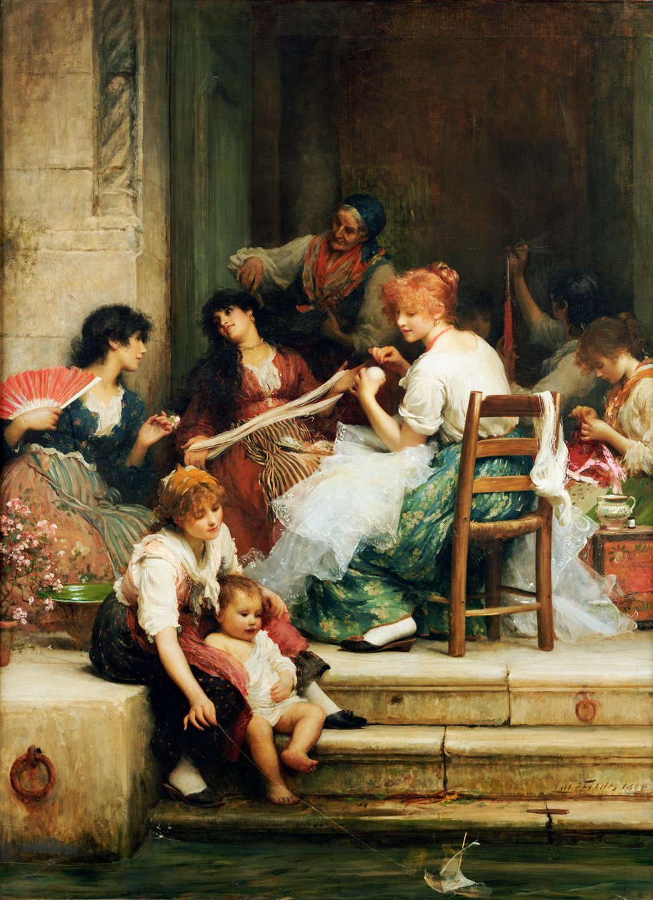 Vida veneziana, 1884 de Samuel Luke Fildes