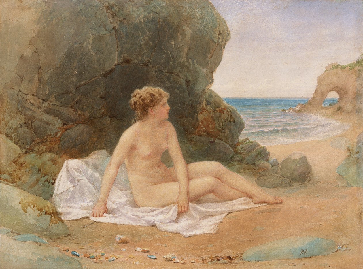 "O banhista", c1890 de Samuel McCloy