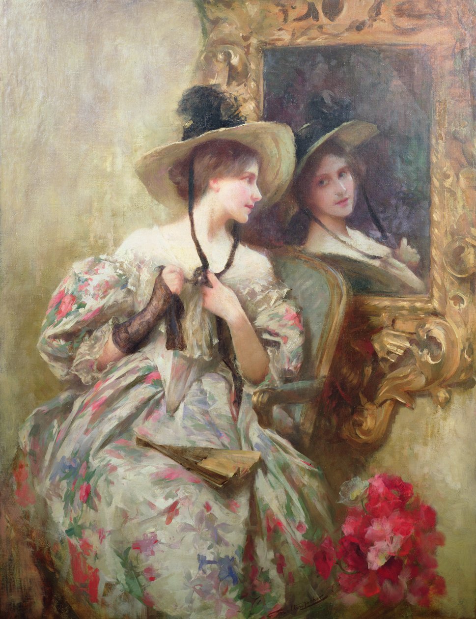 Reflexos (óleo sobre tela) de Samuel Melton Fisher