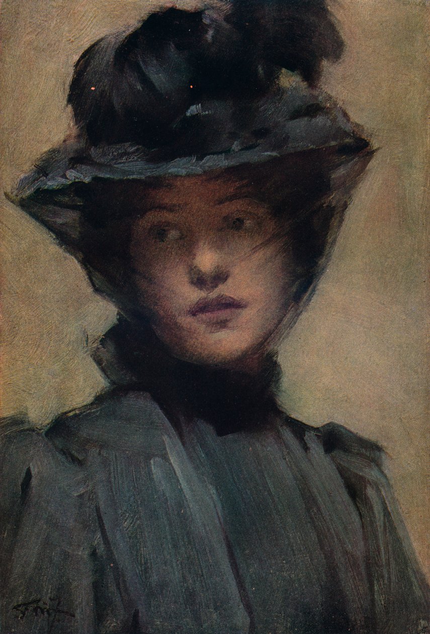 O Véu Negro, século c19 de Samuel Melton Fisher