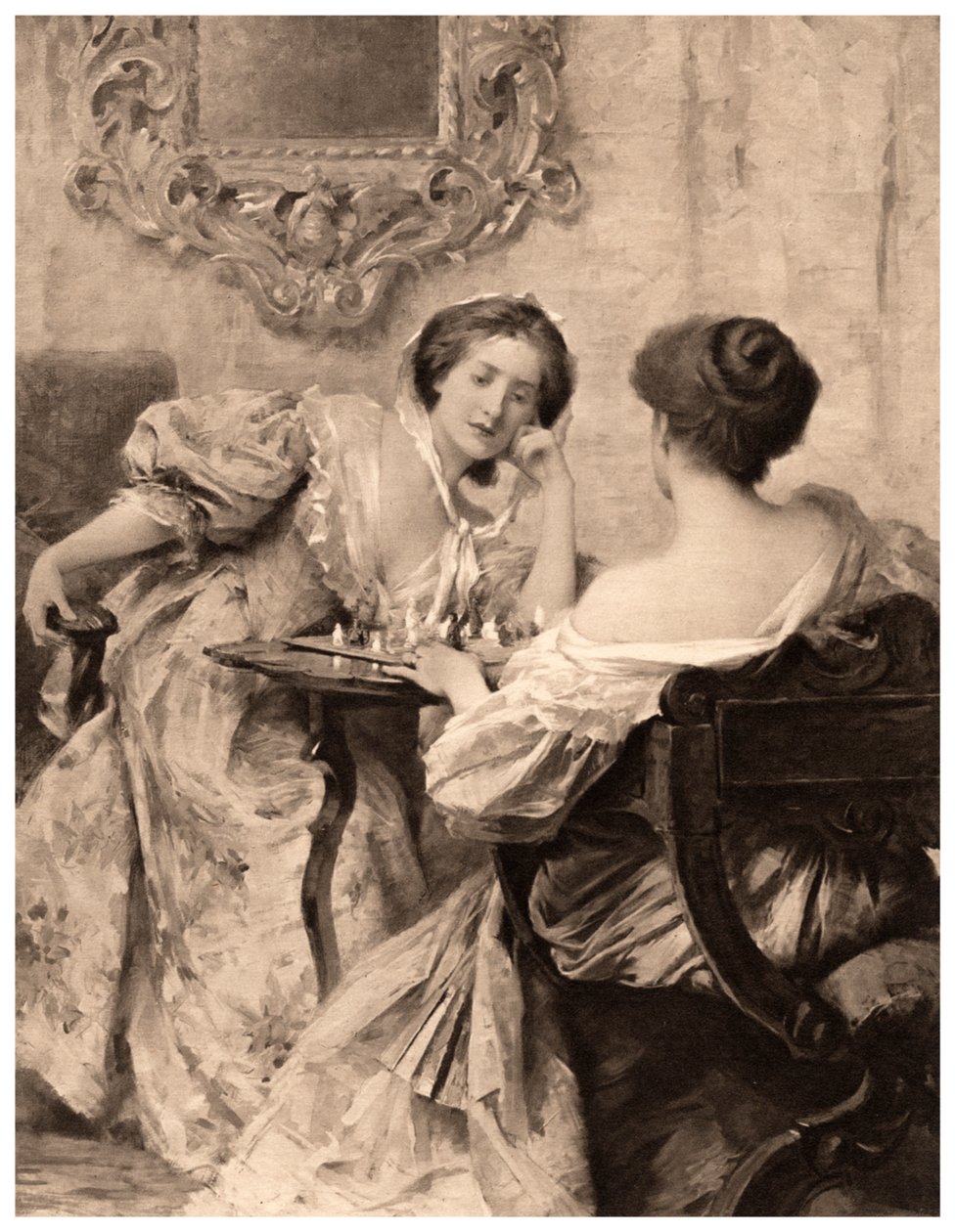 Os jogadores de xadrez, 1903 de Samuel Melton Fisher