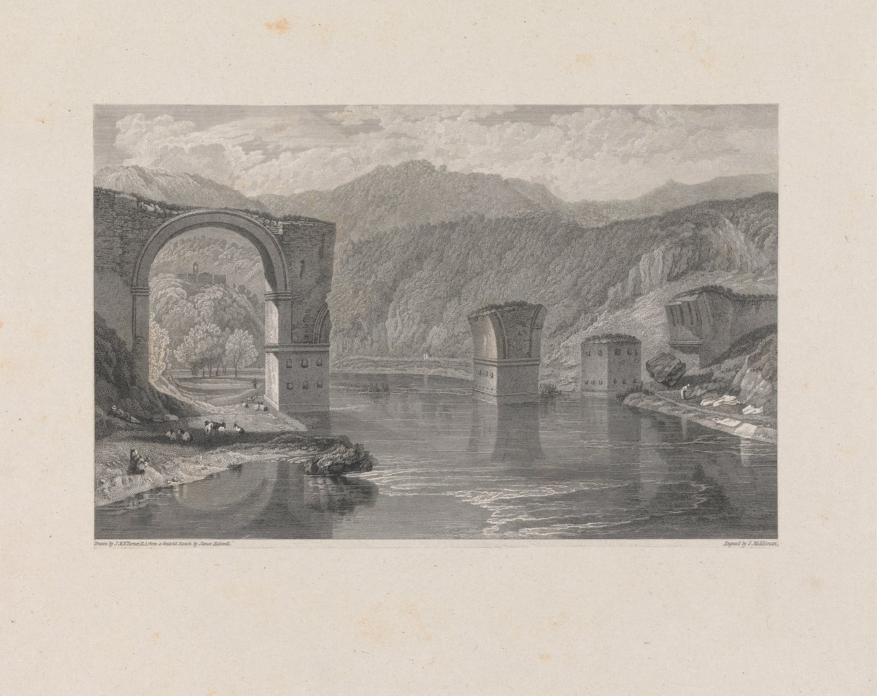 Ponte em Narni de Samuel Middiman