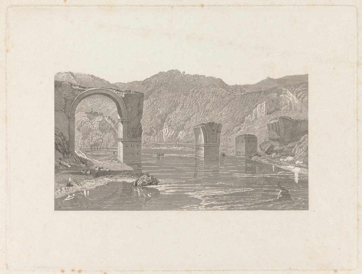 Ponte em Narni de Samuel Middiman