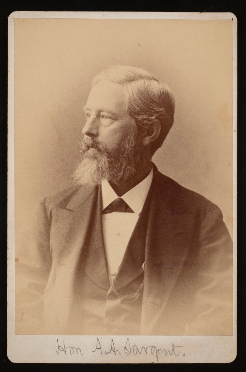 Retrato de Aaron Augustus Sargent 1827-1887, Entre 1876 e 1880. de Samuel Montague Fassett
