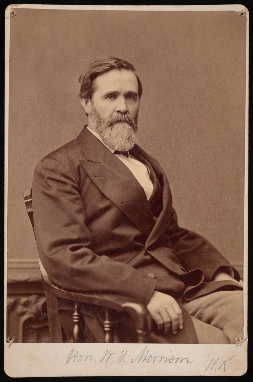 Retrato do Exmo. W.F. Morrison, entre 1876 e 1880. de Samuel Montague Fassett