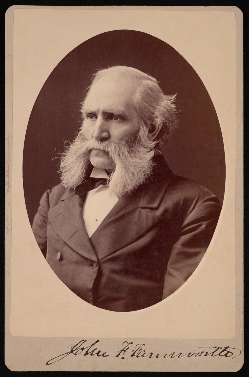 Retrato de John Franklin Farnsworth 1820-1897, antes de 1897. de Samuel Montague Fassett
